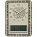 rectangle shape MDF wall clock